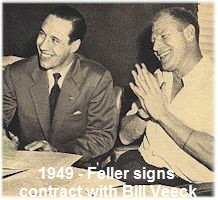 Feller signs with Veeck
